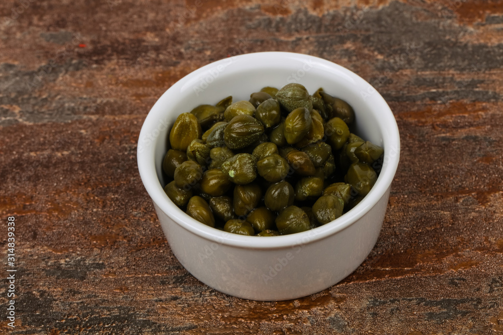 Capers in the bowl Capers in the bowl