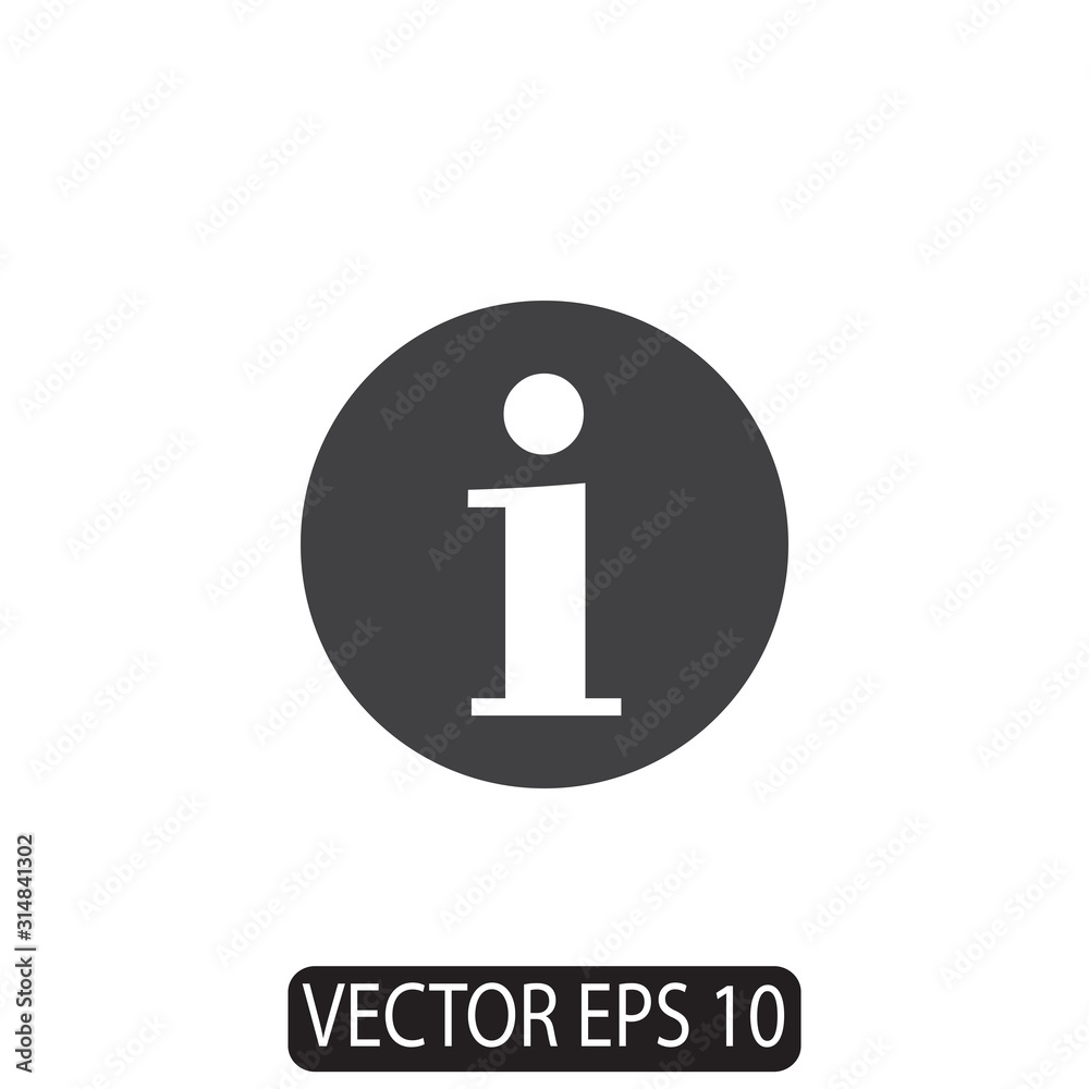 Information Icon Design, Vector Template Information Icon Design, Vector Template
