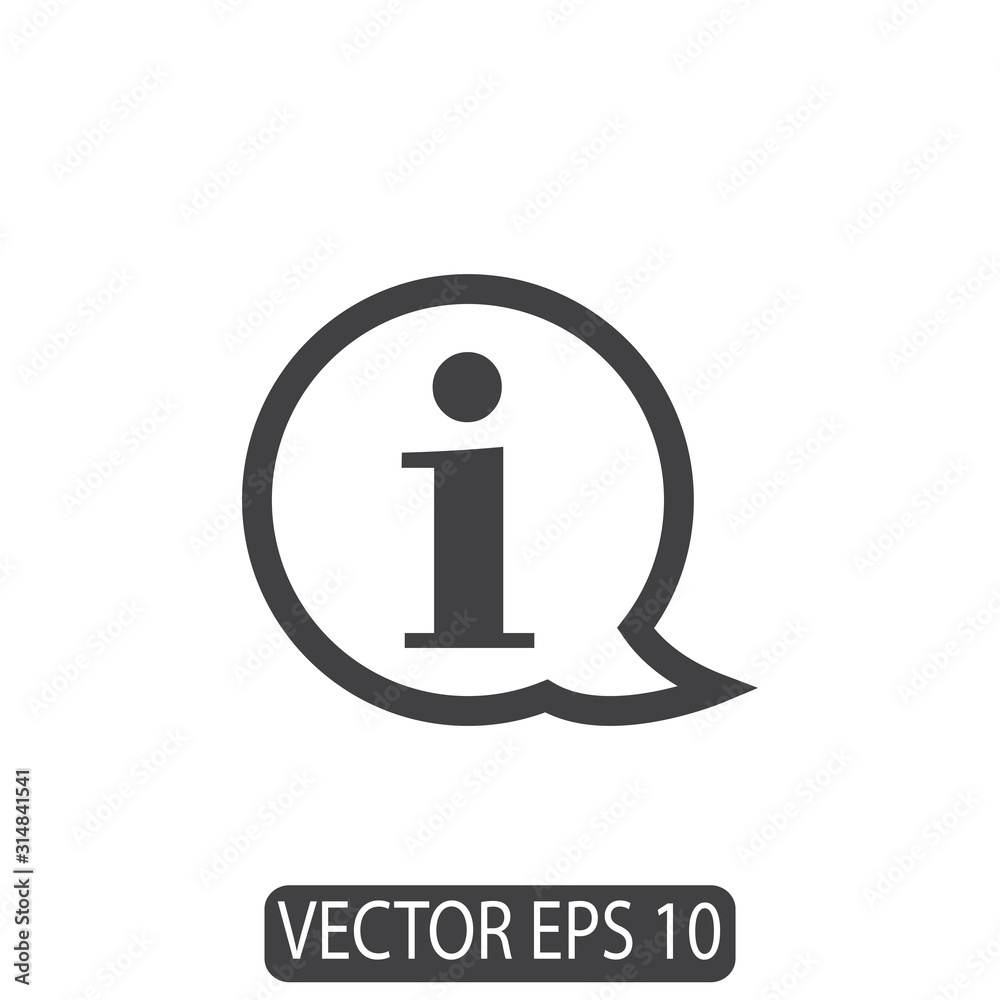 Information Icon Design, Vector Template Information Icon Design, Vector Template