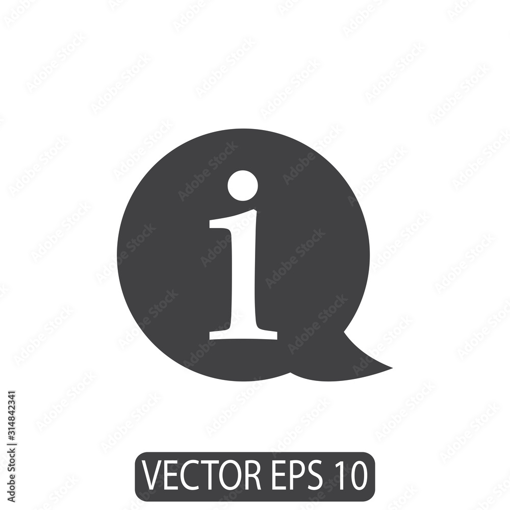 Information Icon Design, Vector Template Information Icon Design, Vector Template