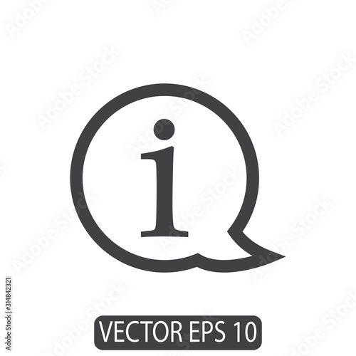 Information Icon Design, Vector Template