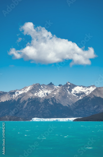 Cloud over Perito Moreno Glacier