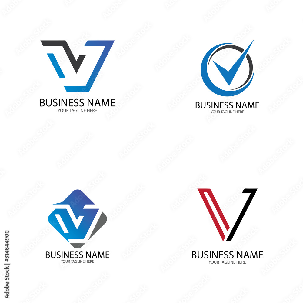 V Letter Logo Business Template Vector icon V Letter Logo Business Template Vector icon