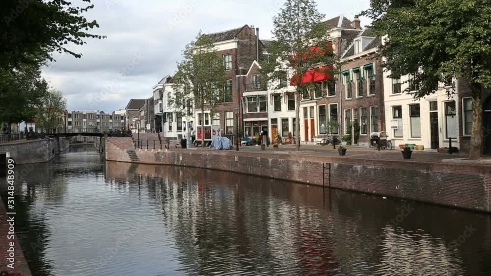 The Characteristic Town Of Schiedam, Netherlands The Characteristic Town Of Schiedam, Netherlands