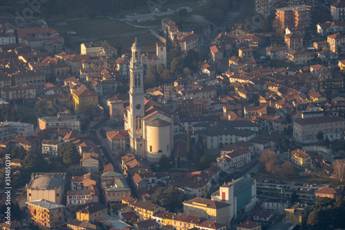 Panorama dal Monte Barro, Galbiate, Lombardia photo