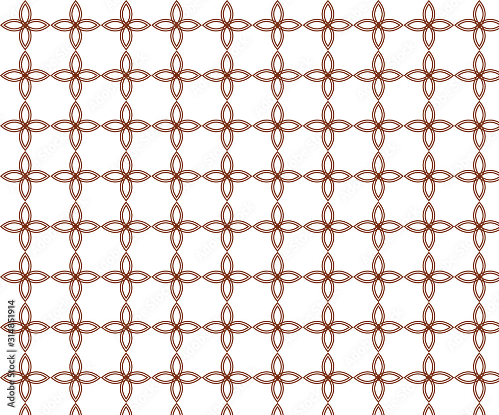 Naklejka premium Vector pattern. Repeating with small floral.