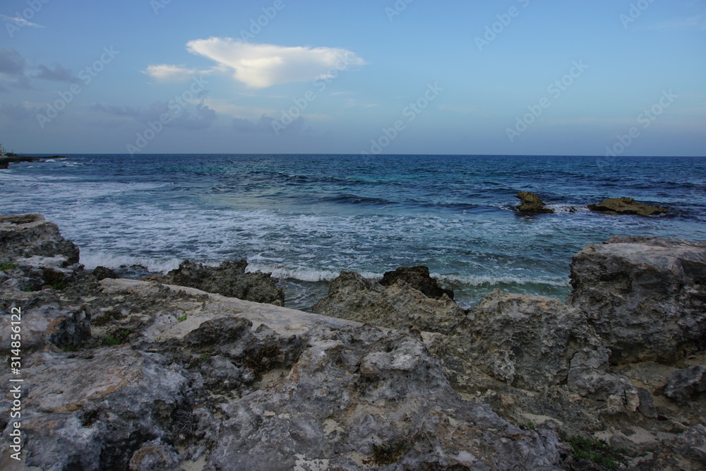 Caribbean coast, Punta Sur, Isla Mujeres, Mexico Caribbean coast, Punta Sur, Isla Mujeres, Mexico