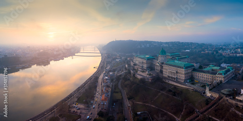 Photography Europe Hungary Budapest Buda castle danube river cityscape