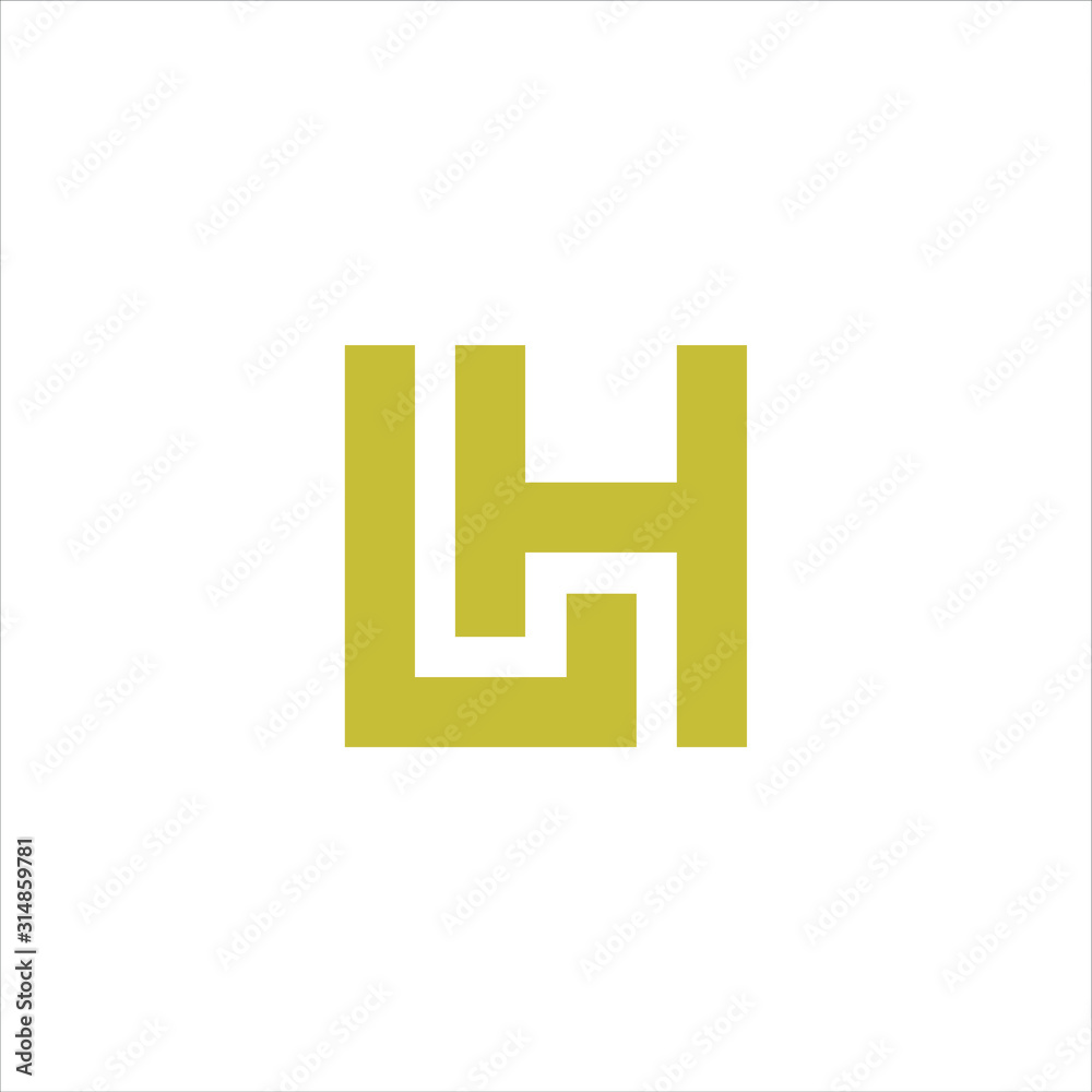 Obraz premium Letter H logo icon design template elements 