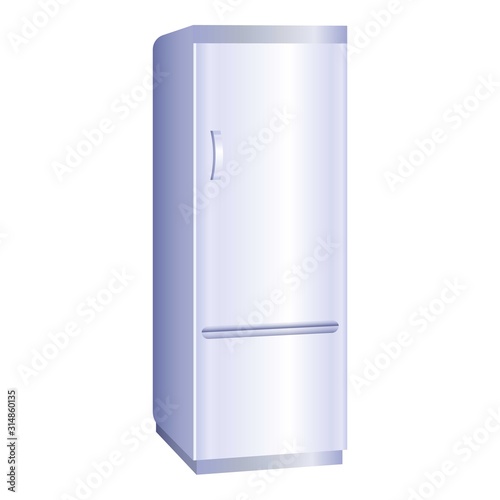 Fridge freezer icon. Cartoon of fridge freezer vector icon for web design isolated on white background
