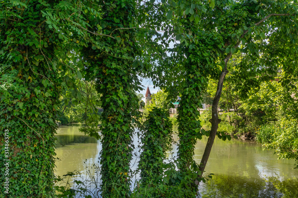 Sommerliche Idylle in einem Stadtpark Sommerliche Idylle in einem Stadtpark