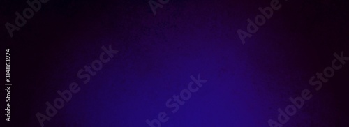 Elegant dark sapphire blue background with black shadow border and old vintage grunge texture design