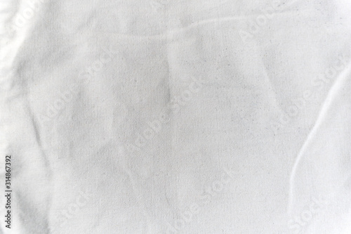 Photography of the detail of a piece of fabrik cottom texture