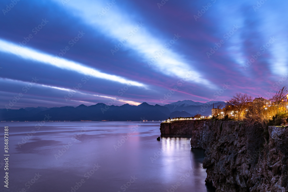 Fototapeta premium long exposure Antalya