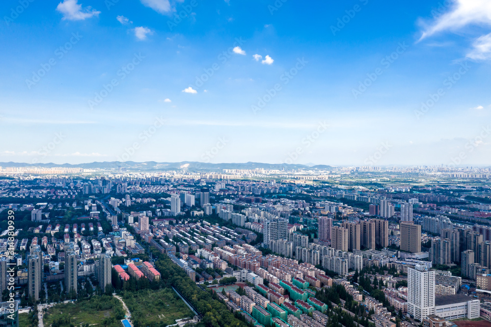 Nanjing City, Jiangsu Province, urban construction landscape