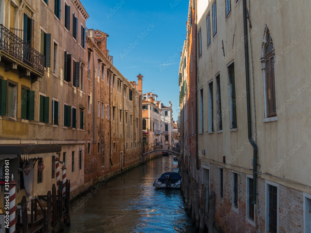 Canal in Venice during day time
