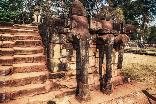 Elephant Terrace cambodian wat