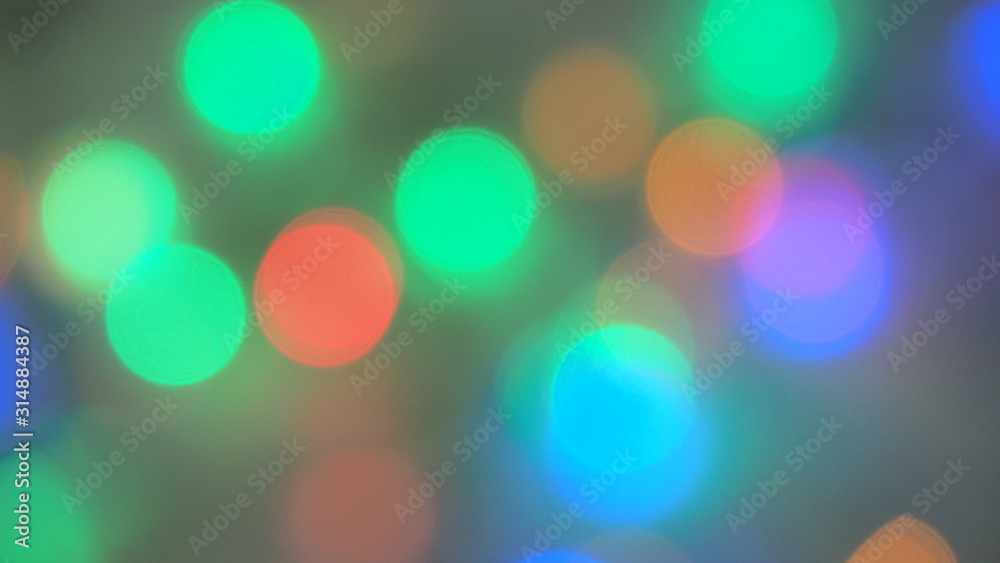Obraz premium Bokeh night