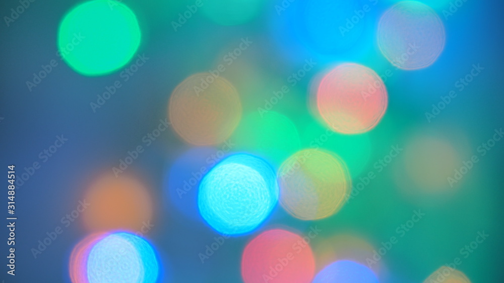 Fototapeta premium Bokeh colourful background