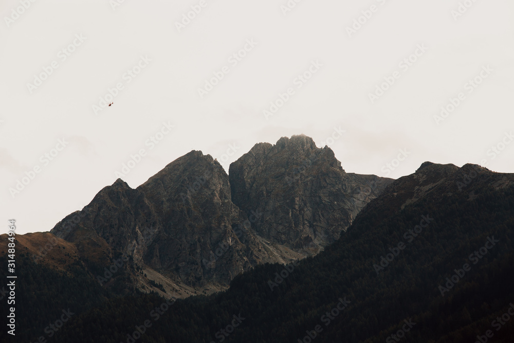 Obraz premium Szczyt górski - Dolomity