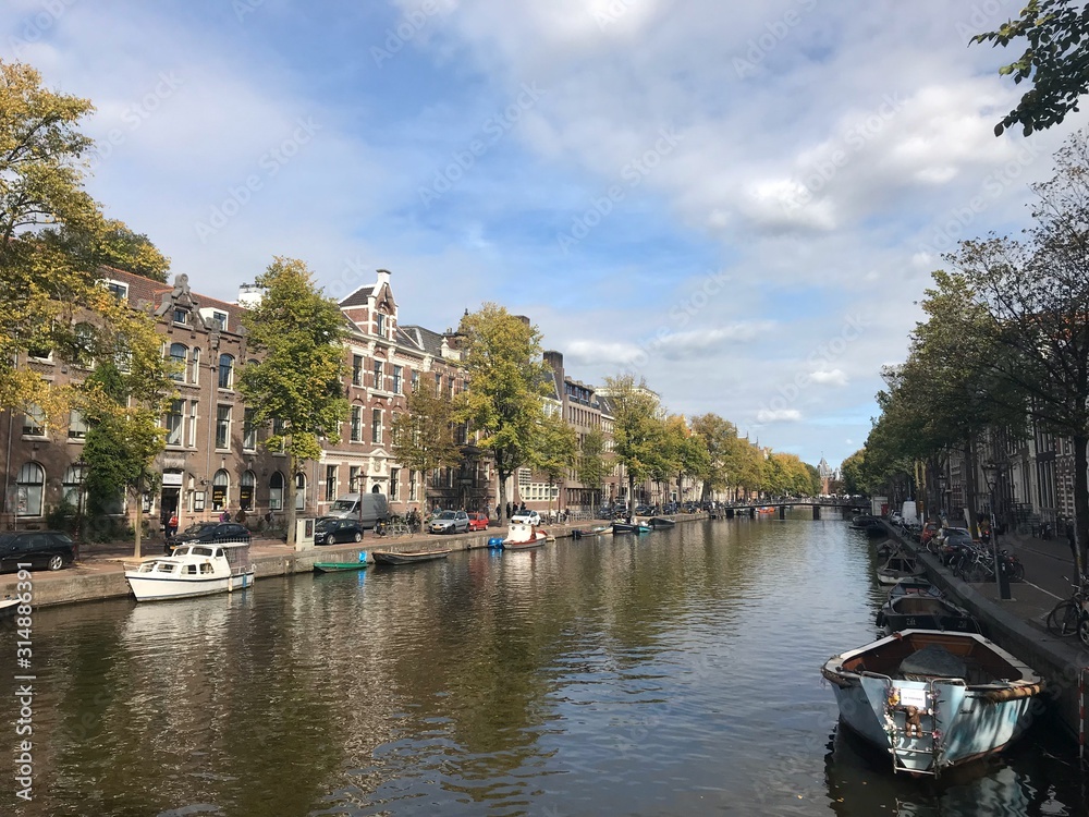 Amsterdam Canal Sky