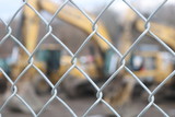 Metal Fence With Equipment Protected Safety