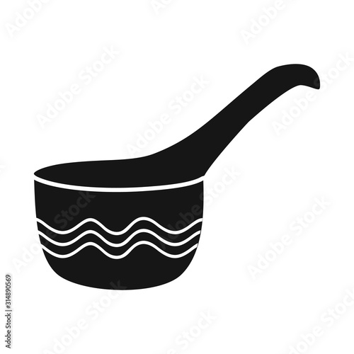 Vector illustration of teapot and pitcher symbol. Graphic of teapot and clean stock vector illustration.
