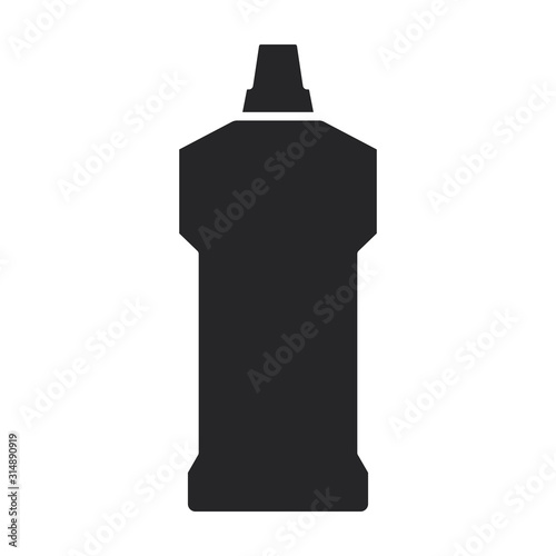 Clean product vector icon.Black vector icon isolated on white background clean product.