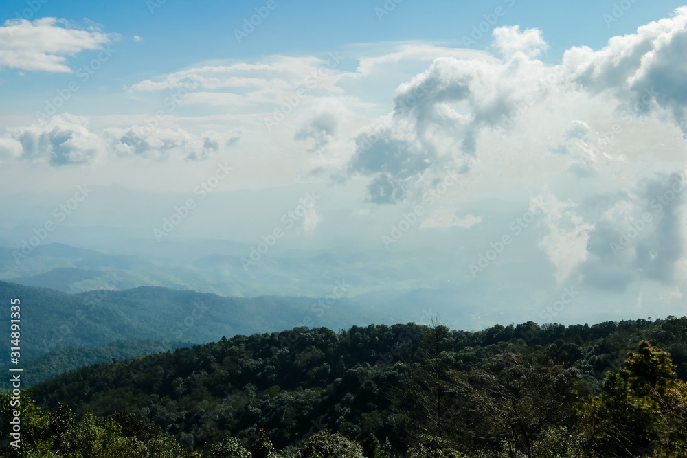 Obraz premium view of mountains