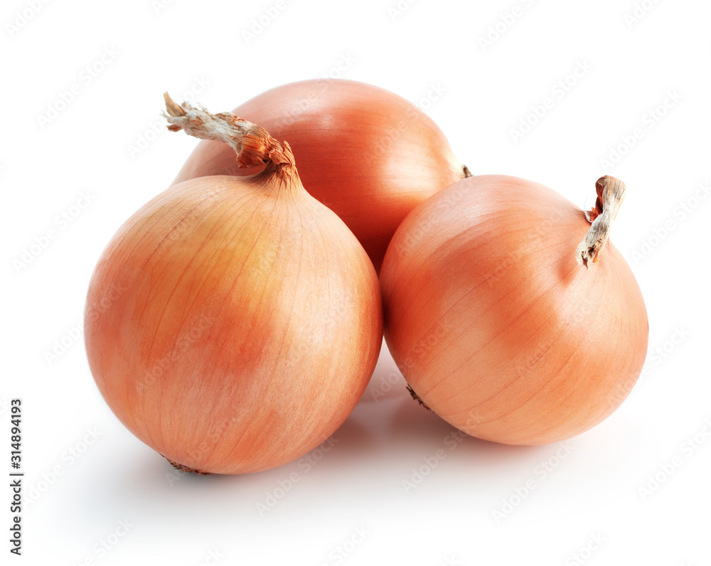 onions isolated on white background onions isolated on white background