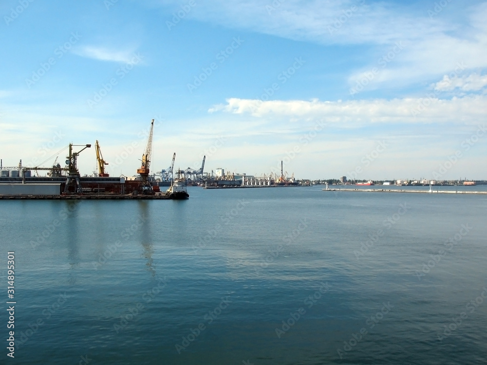 cargo port in Odessa