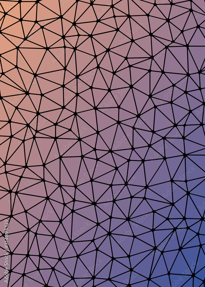 Abstract Low Polygon gradient Generative Art background illustration Abstract Low Polygon gradient Generative Art background illustration