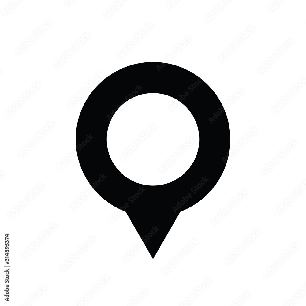 map point icon vector illustration isolated on white background map point icon vector illustration isolated on white background