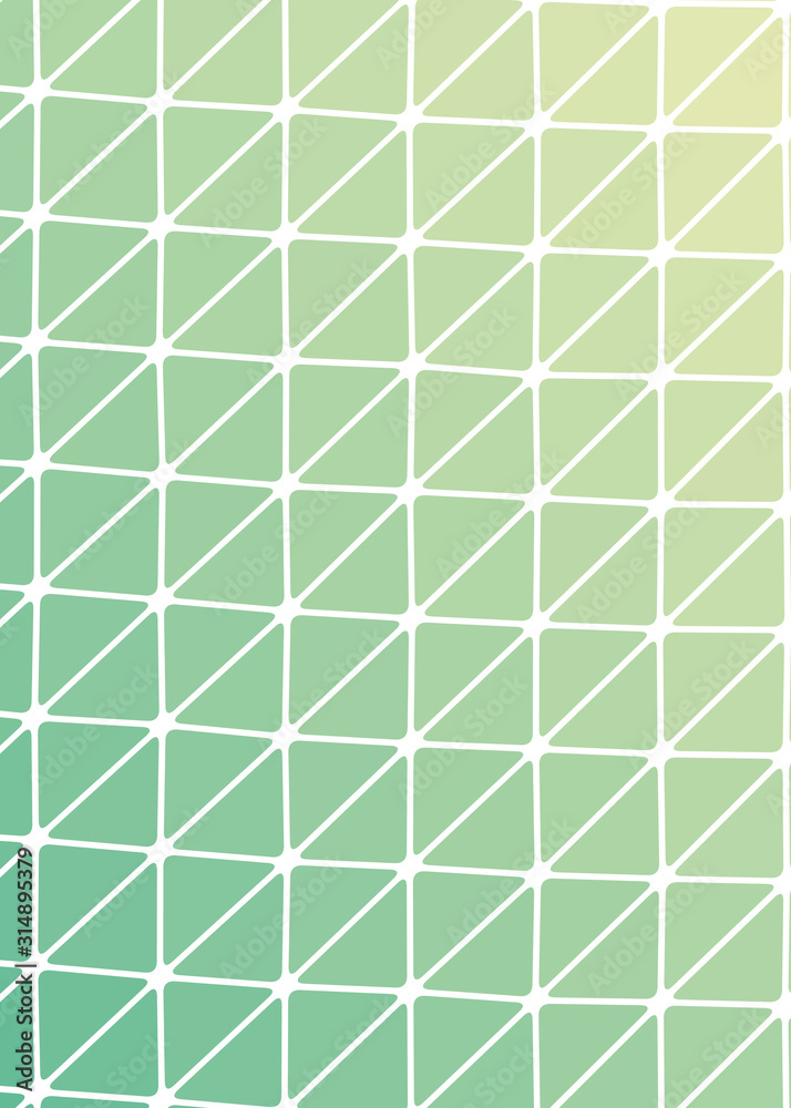 Abstract Low Polygon gradient Generative Art background illustration