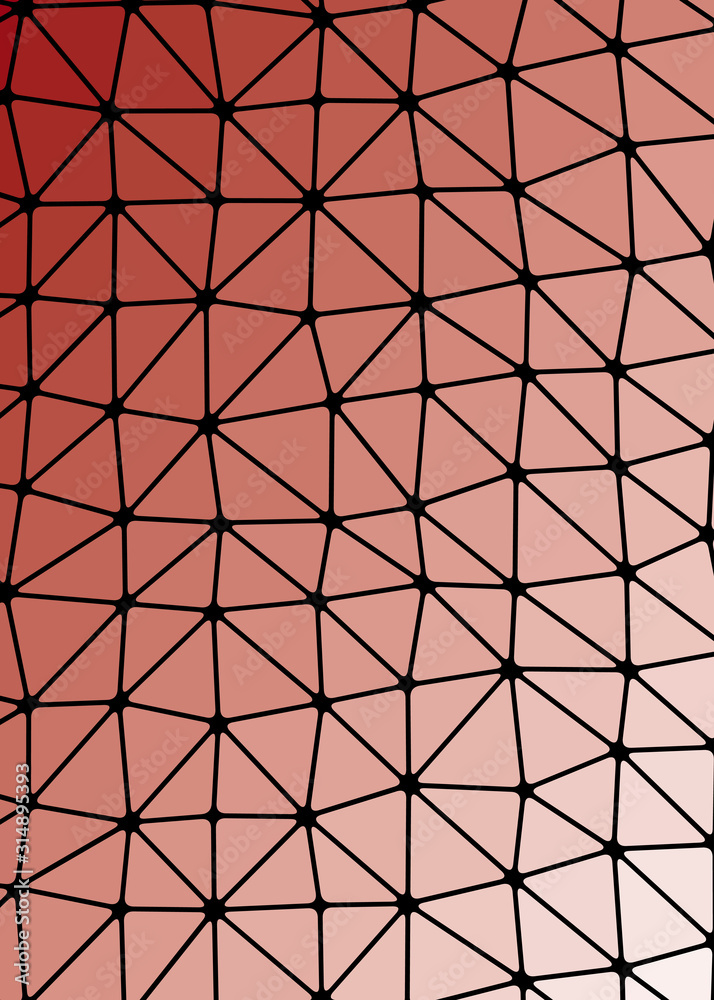 Obraz premium Abstract Low Polygon gradient Generative Art background illustration