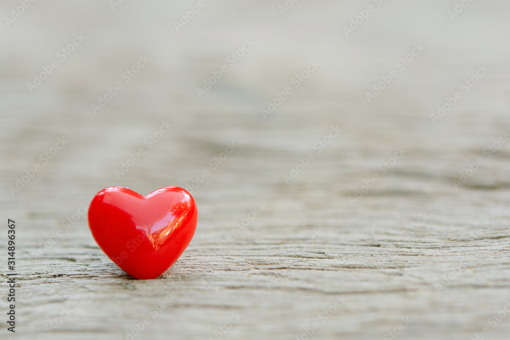 Valentines Day background with red hearts on plank wooden, copy space. Valentines Day background with red hearts on plank wooden, copy space.