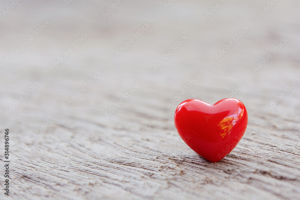 Valentines Day background with red hearts on plank wooden, copy space. Valentines Day background with red hearts on plank wooden, copy space.