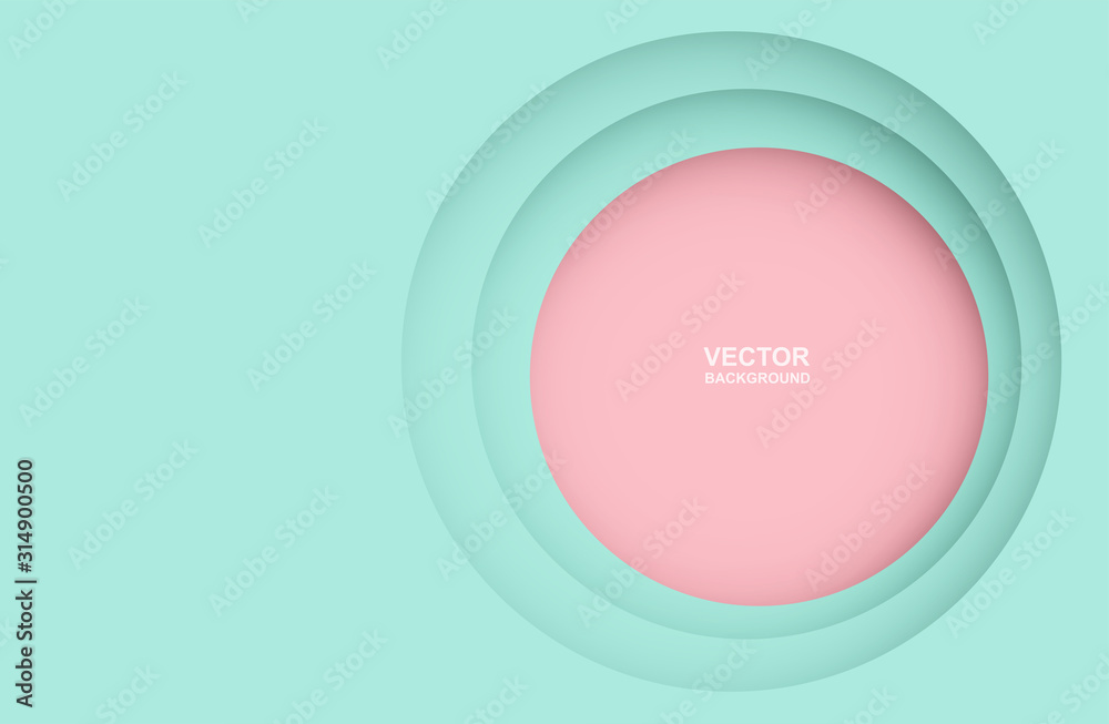Abstract. Colorful pastels pink ,mint green geometric shape overlap background. paper art style ,light and shadow. vector. Abstract. Colorful pastels pink ,mint green geometric shape overlap background. paper art style ,light and shadow. vector.