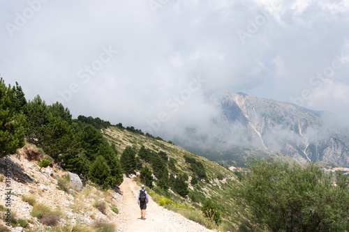 Randonnée dans le parc national de Llogara en Albanie photo