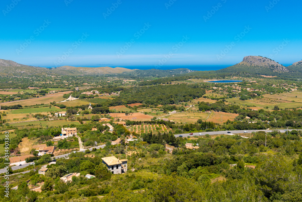 Cala Ratjada on Majorca, beautiful summer landscape, Mallorca island, Spain