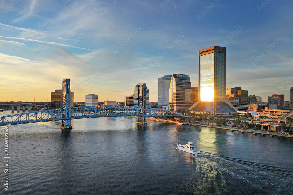 Fototapeta premium JACKSONVILLE Florida Downtown