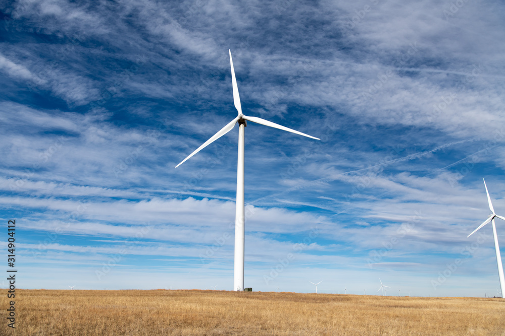 A Wind Turbine on the Eastern Plains of Colorado