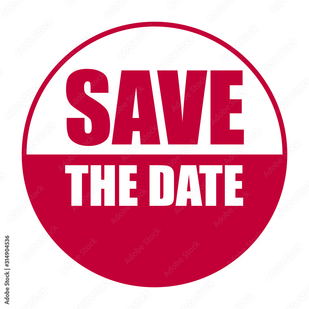 red vector banner save the date red vector banner save the date