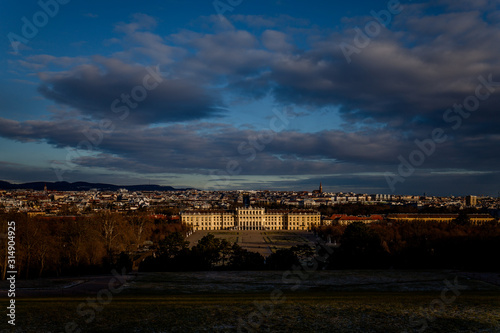 Schloss Schonbrunn palace in Vienna, Austria