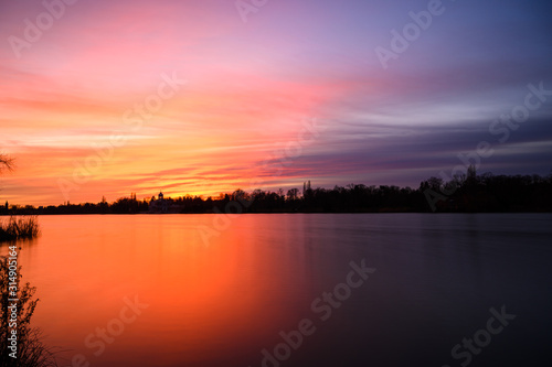 Sonnenuntergang am See