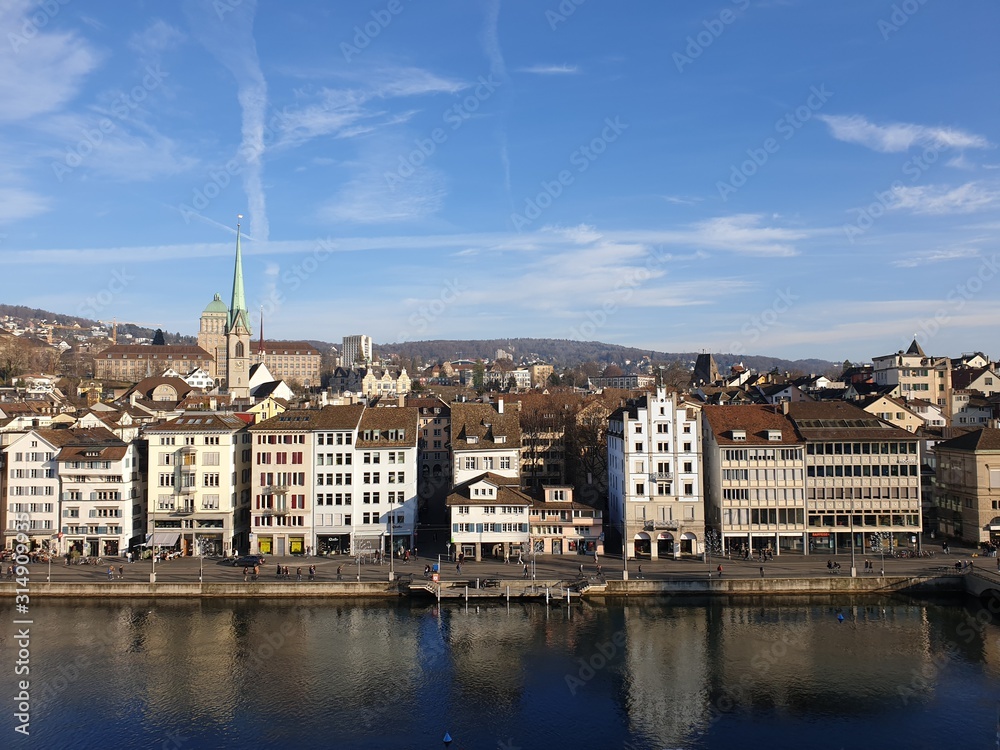 view of the city of Zurich