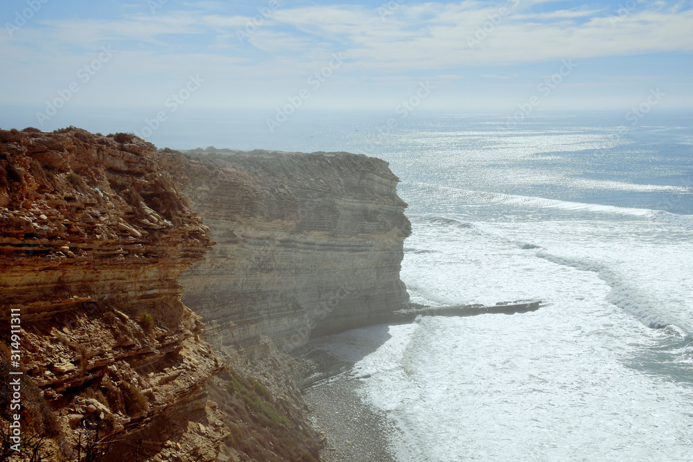 Obraz premium Cliffs And the Sea, Morocco
