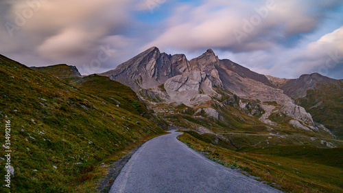 Quadro em tela le col Agnel Haute alpes France