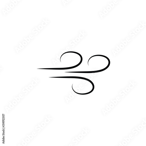 wind icon vector wing internet sign