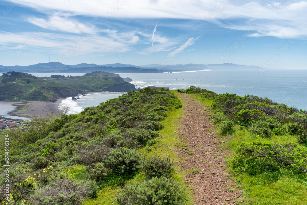 Northern California coastline near San Francisco Northern California coastline near San Francisco